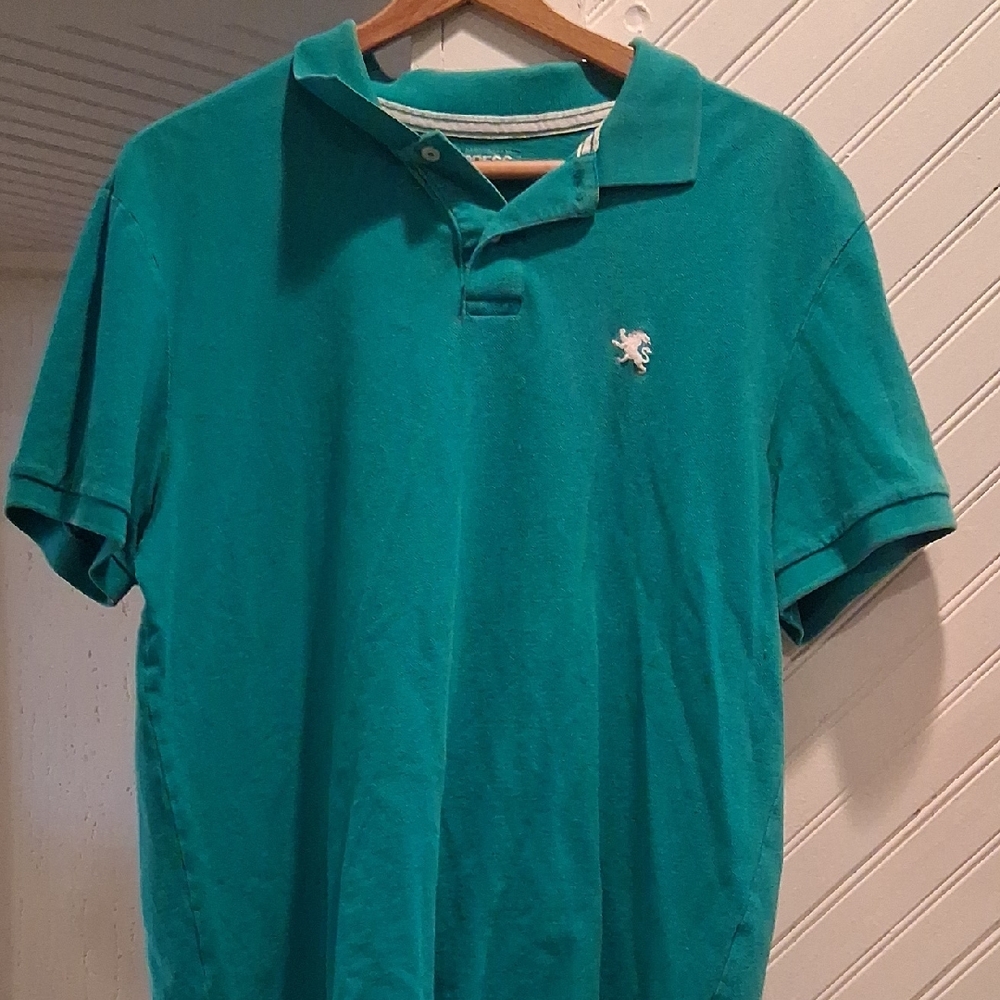 Express Teal Polo Shirt for Men